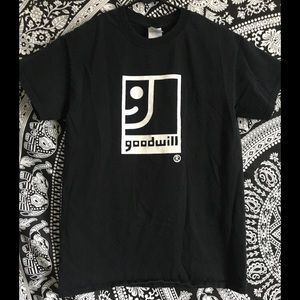 Goodwill Black “Donate/Change Lives” Logo T-Shirt